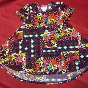 LuLaRoe Girls Adeline Dress Size 2 NWOT